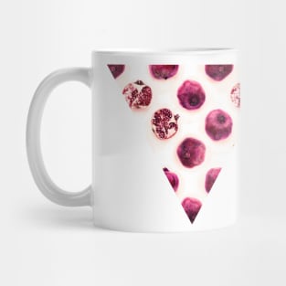 Pink Pomegranate Polka Dots Mug